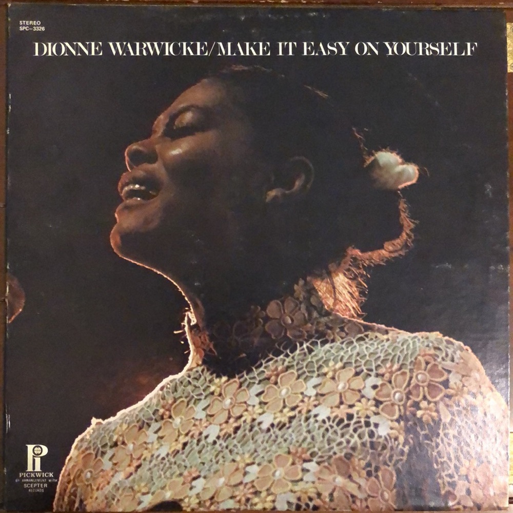 Dionne Warwick Make It Easy On Yourself Vinyl Lp '72